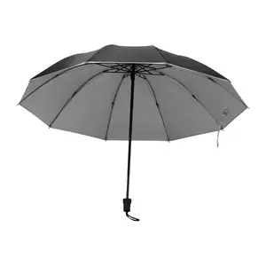 Umbrelă pliabilă cu interior argintiu
