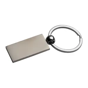 Metal keyring, rectangular